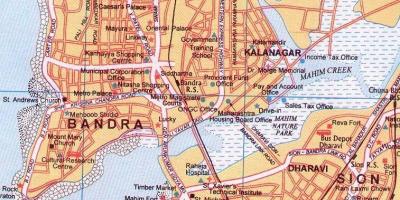 Térkép a szálláshelytől könnyedén megközelíthető a Mumbai