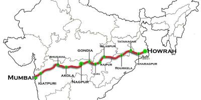 Nagpur Mumbai express autópálya térkép
