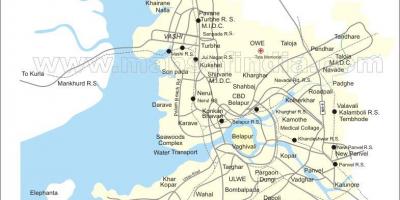Térkép új Mumbai