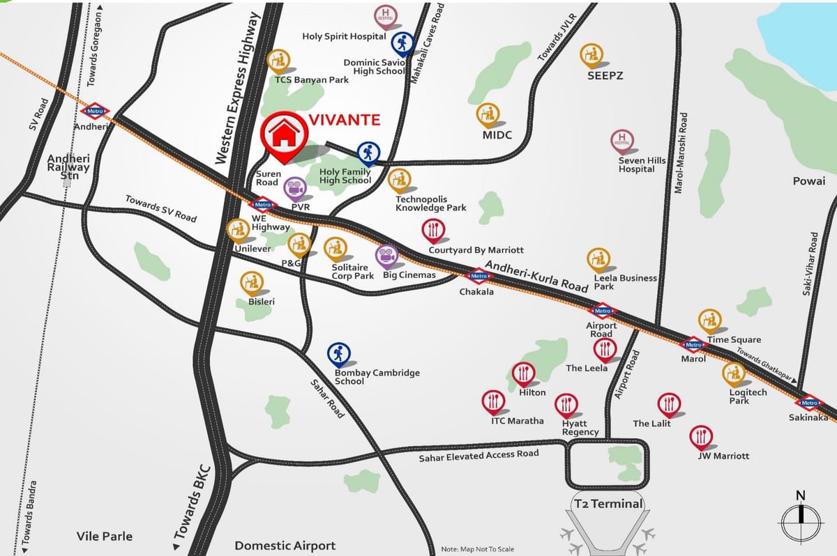 andheri Mumbai térkép