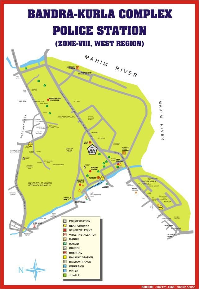 bkc térkép Mumbai