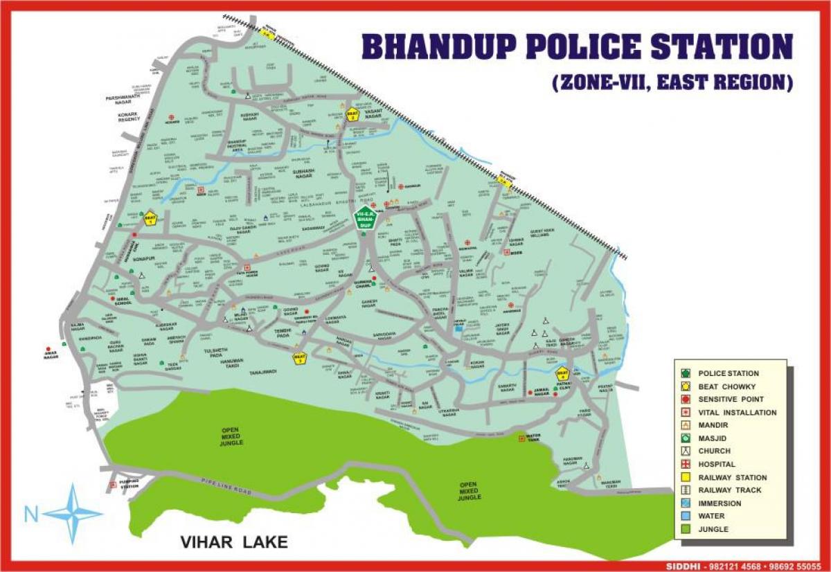 Mumbai Bhandup térkép