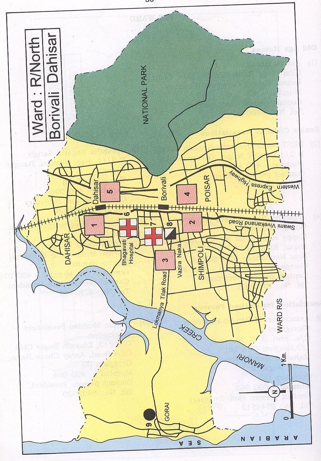 térkép Dahisar Mumbai