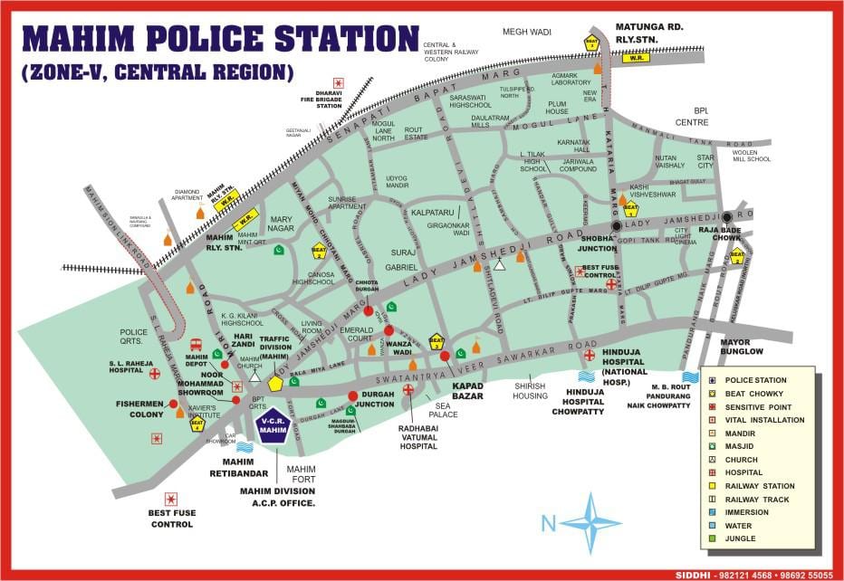 Mumbai Mahim térkép