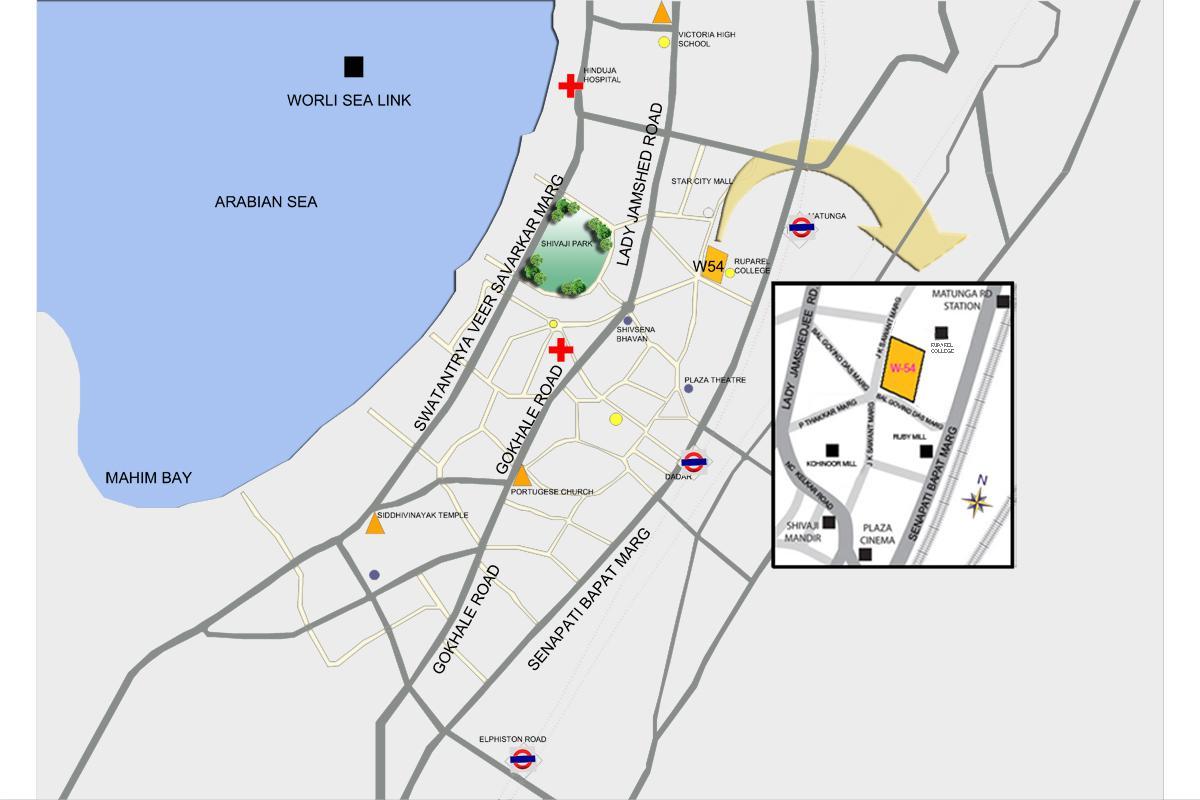 Mumbai Matunga térkép