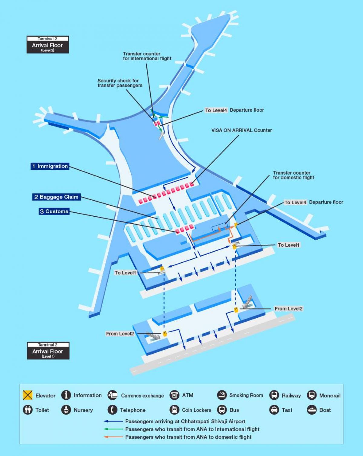 térkép Mumbai international airport