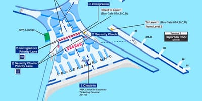 Chhatrapati Shivaji nemzetközi repülőtér térkép