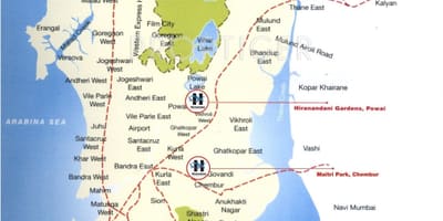 Térkép Colaba Mumbai
