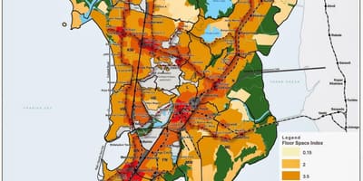 CRZ térkép Mumbai