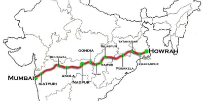 Nagpur Mumbai express autópálya térkép