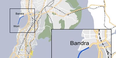 Mumbai Worli térkép